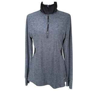 Layer8 quarter zip sz L grey‎